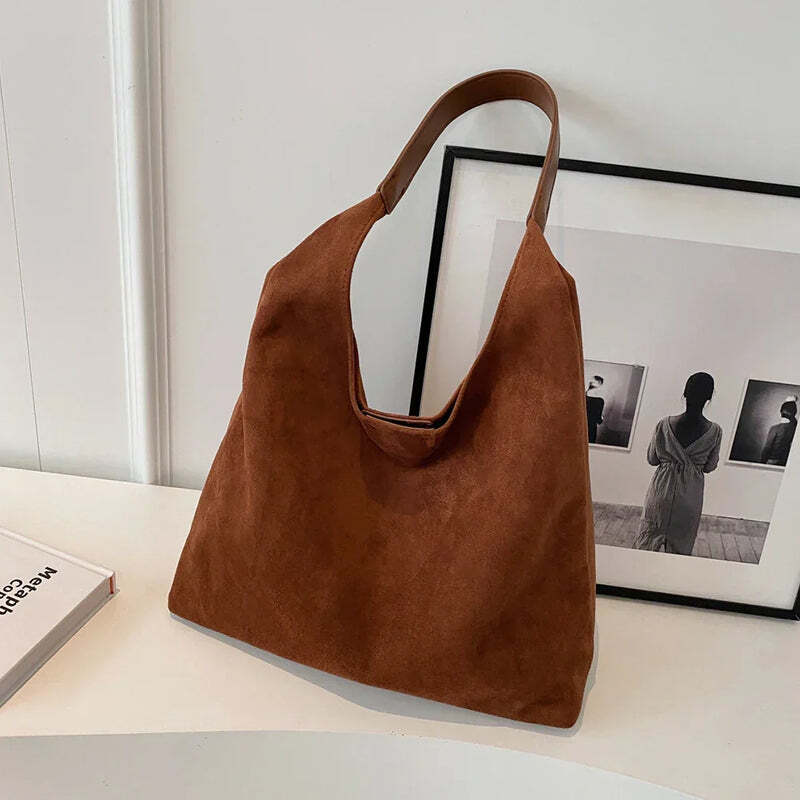 Valentina Suede Tote Bag