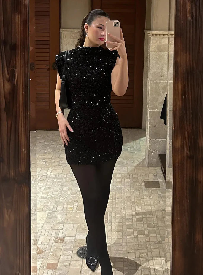 Natalia Sequin Dress